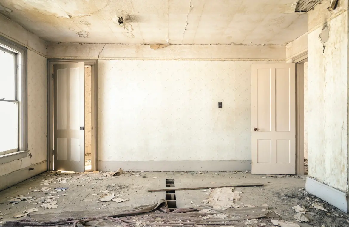 Waste disposal crew managing a cleanout project in Virginia